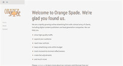 Desktop Screenshot of orangespade.com